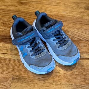 Under Armour Kids' Sneakers in Gray and Blue